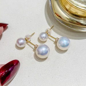 Base Vacía para Accesorios de Perlas DIY de Plata S925, Doble Propósito, para Perlas de 9-15 mm, para Joyería y Pendientes 22188 - Product Image 2