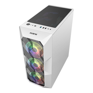Boîtier d'ordinateur vide <span class=keywords><strong>ALSEYE</strong></span> au design spécial, refroidisseur 360, Big-Jony-W, couleur blanche, boîtier PC - Product Image 3