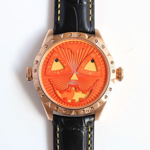 Montre personnalisée Konstantin Chaykin Joker Green Halloween édition limitée en acier inoxydable pour homme, bracelet en cuir de luxe, mouvement automatique NH35 - Product Image 4