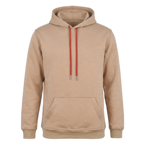 สินค้าขายดีมาใหม่ KEVEN IMPEX เสื้อฮู้ดผู้ชายสำหรับฤดูหนาว ผ้าฝ้ายฟลีซ 100% สวมใส่สบาย ระบายอากาศได้ดี แห้งเร็ว รับสั่งทำตามแบบ สีพื้น - Product Image 1