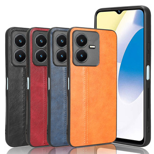 ใหม่เคสป้องกันหนัง PU ลายหนังวัวน้ำหนักเบาสำหรับ <span class=keywords><strong>Vivo</strong></span> Y22S 4G/Y22 4G <span class=keywords><strong>2022</strong></span>ด้านหลังเคสโทรศัพท์มือถือ - Product Image 3