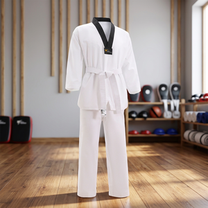 Uniforme de Taekwondo Poomsae en Polyester Léger de Haute Qualité Chenqi OEM pour Adultes, Modèle T-3 Taille M, Style Arts Martiaux - Product Image 4