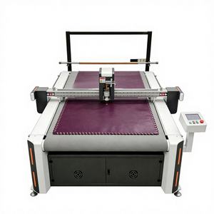 Machine de découpe de cuir semi-automatique de haute précision REMEYA, zone de travail 1600x2500mm, pour découpe à la lame - Product Image 1