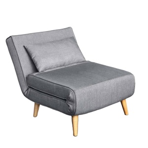 Muebles plegables multifuncionales para el hogar, silla de tela de <span class=keywords><strong>lino</strong></span>, sofá plegable para sala de estar y sofá cama - Product Image 1