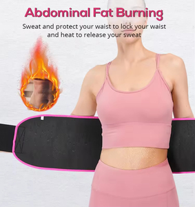 Nuova Cintura Dimagrante da Donna con Logo Stampato, Fascia a Compressione Doppia in Neoprene per Sauna e Sudorazione, Cintura Modellante per la Vita - Product Image 2