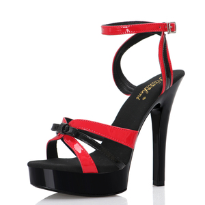 Sandales à talons hauts sexy pour femmes, plateforme tendance, vernies, style exotique, pole dance, style best-seller, nouveau style de défilé de mariée - Product Image 5