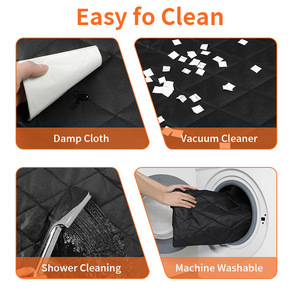 Tapis de protection pour chien en Oxford, grande taille, ajustable, imperméable, pour siège arrière de voiture, vente en gros, sur mesure - Product Image 5