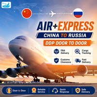 Transitaire aérien de Chine vers la Russie, agent maritime DDP, livraison express aérienne porte-à-porte avec dédouanement