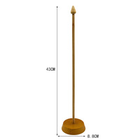 Drapeaux de table en bois personnalisés imprimés recto-verso ou simple face, 100 % polyester, haute qualité, à prix abordable