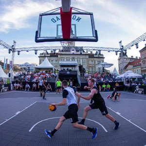 Plancher à emboîtement, terrain à <span class=keywords><strong>suspension</strong></span>, terrain de basket-ball, carreaux de sport d'intérieur et d'extérieur - Product Image 5