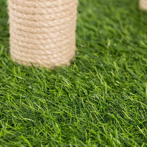 Arbre à <span class=keywords><strong>chat</strong></span> avec feuilles Arbre d'activité Condo à plusieurs niveaux pour chats d'intérieur <span class=keywords><strong>comme</strong></span> pilier sinueux en sisal peut être escaladé Feuille d'érable fausse - Product Image 5