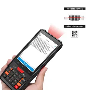 Tragbares Lager Android Smartphone Robustes industrielles NFC-WLAN pda Handheld 2d Barcode-Scanner 4G Mobile Data Terminal