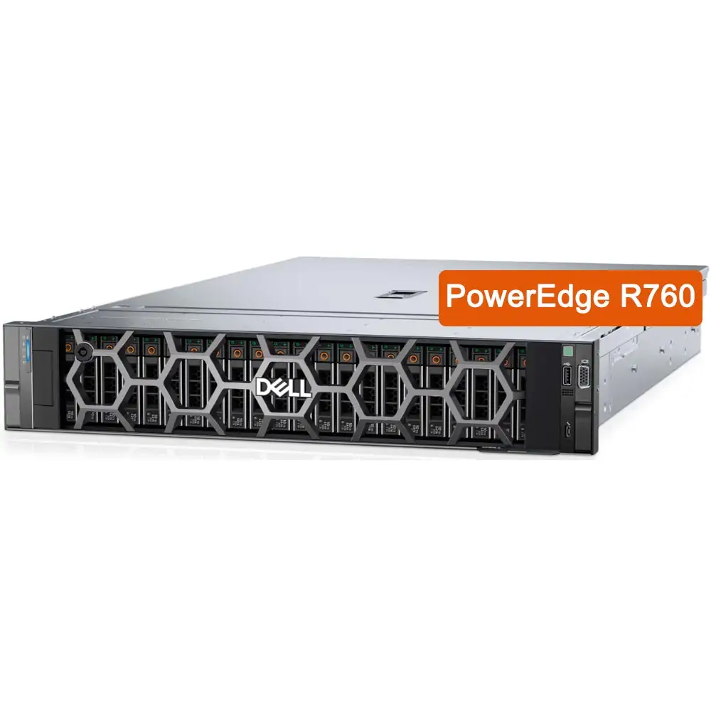 新しいDell Poweredge R7602u Power EdgeスマートフローシャーシR760xaR760xd2Servidoresサプライヤーコンピューター価格EmcDellラックサーバー