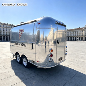 Commercial <b>BBQ</b> Trailer Fully Equipped Hot Dog Food Truck CE Range Hood Catering Kitchen - Product Image 4