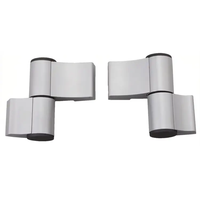 Charnière 3D en aluminium de couleurs personnalisées brillantes robustes charnières pivotantes pour porte en aluminium