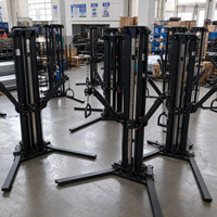 FRS Machine à poulies double réglable avec câble, Entraîneur fonctionnel, Équipement de fitness pour la musculation à domicile et usage commercial