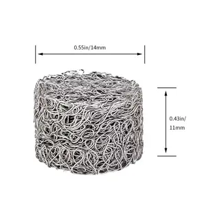 Stainless Steel Knitted Wire Mesh Compressed Gaskets Foam Cannon Orifice Mesh Filter Snow Foam Lance Foam Maker