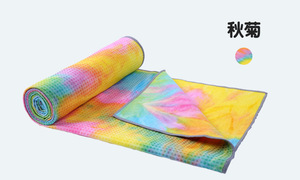 Serviette de fitness en polyester Bande de sport antidérapante Fournitures de yoga Tie-dye Absorbant la sueur - Product Image 4