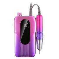 2024 nouveau Mini conception d'affichage haute qualité 35000 tr/min perceuse à ongles Rechargeable vitesse réglable perceuse à ongles