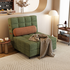 Canapé inclinable carré de style moderne, <span class=keywords><strong>lit</strong></span> pliant pour le <span class=keywords><strong>bureau</strong></span> ou le salon, revêtement en tissu - Product Image 4