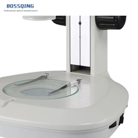 ST-6T Trinocular Stereo Microscope 8-50x Continuous Zoom Magnification with LED Top and Bottom Light Sources for TV Tube