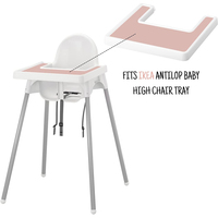 Tapis en silicone pour enfants 100% sans BPA, non toxique, antidérapant, écologique, pour chaise haute, table à manger, avec couleurs personnalisables