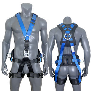 <span class=keywords><strong>Harness</strong></span> Pengaman Tubuh Penuh dengan Peredam Kejut untuk Penggunaan di Atap Bangunan Bersertifikat CE dengan D-Ring Baja Tahan Karat Kapasitas 150kg - Product Image 1