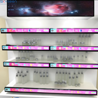 Écran d'affichage numérique dynamique LCD personnalisé SKYSEEN, étagères numériques vives pour la présentation des aliments dans les supermarchés et les épiceries