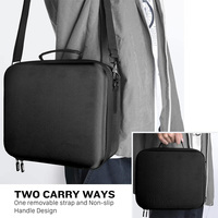 Boîte de rangement de luxe grande capacité en EVA, étanche, antichoc, durable, étui de voyage personnalisé pour jeux, sac RFID à fermeture éclair pour exposition