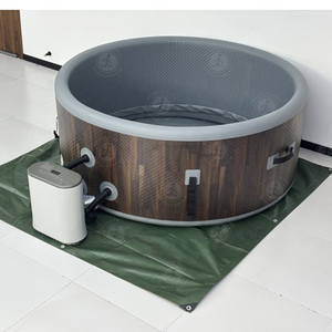 Approvisionnement direct d'usine, bain à remous <span class=keywords><strong>gonflable</strong></span> pour 1 à 6 personnes, <span class=keywords><strong>jacuzzi</strong></span>, spa extérieur avec couverture pour la cour, fête de famille, usage domestique - Product Image 3