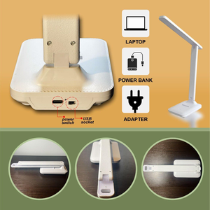 Khuyến Mại Gấp Bàn Đèn LED Sinh Viên Ký Túc Xá Bàn Máy Tính Để Bàn Đèn Có Thể Sạc Lại Dual-Mục Đích Bàn Đèn Quà Tặng Với Biểu Tượng Tùy Chỉnh - Product Image 6