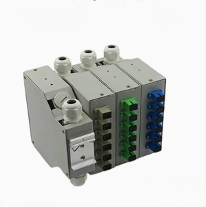 Boîtier de terminaison fibre optique FTTH FTTX intérieur 4/6 ports SC, panneau de brassage sur rail DIN en métal, compatible SC UPC/<span class=keywords><strong>APC</strong></span>/OM1/OM2/OM3/OM4 - Product Image 4