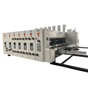 Chất lượng đáng tin cậy bán tự động máy in flexo 2 3 4 Máy in màu slotter Die Cutter