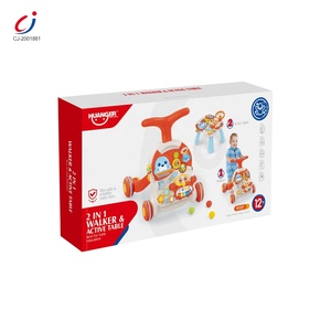 Mesa de Aprendizaje Multifuncional para Niños, Juguete de Actividades, Cochecito de Empuje, Caminador 2 en 1 para Niñas - Product Image 2