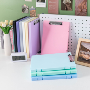 A4 Clip Board School Hospital Office High Quality PP Stationery <strong>ClipBoard</strong> Metal Clip <strong>Clipboard</strong> <strong>Folder</strong> Custom Logo - Product Image 5