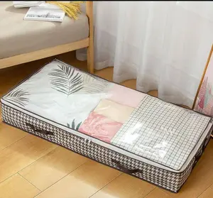 Großhandel anpassbare beliebte Lagerboxen unter dem Bett Kinderkleidung Aufbewahrung tragbar saisonal Unterbett-Speicher