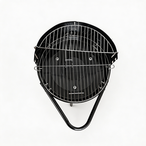 Multi-functional Double Layer <strong>Charcoal</strong> <strong>Kettle</strong> <strong>BBQ</strong> Grill with Warming Rack for Outdoor Garden Family <strong>BBQ</strong> - Product Image 2