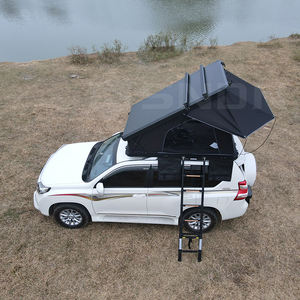 Tente de toit rigide en aluminium à charnières en X pour le <span class=keywords><strong>camping</strong></span> en plein air, vente chaude SNDN, toutes saisons, ouverture automatique rapide, portable, tente de toit de voiture - Product Image 5