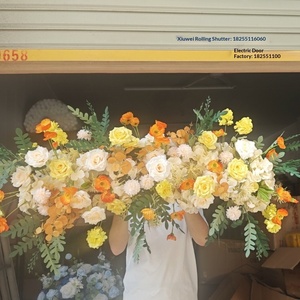 Decoración de Boda, Arreglo Floral Artificial con Rosas y Hortensias para Eventos, Exhibiciones, Pasarelas, Decoraciones Colgantes para Exteriores - Product Image 6