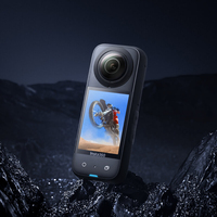 Insta360 X3 Caméra de sport d'action vidéo étanche Insta 360 Dash 4K HD pour moto
