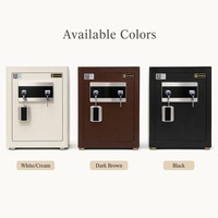 Caja Fuerte de Acero Laminado en Frío de 45 cm, con Alarma Antirrobo, Cerradura Digital Electrónica, para Hogar/Oficina/Hotel, Personalizable