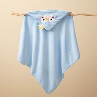 Custom Printed Microfiber Beach Poncho Towel Quick Dry Baby Hooded Bath Towel for Pool