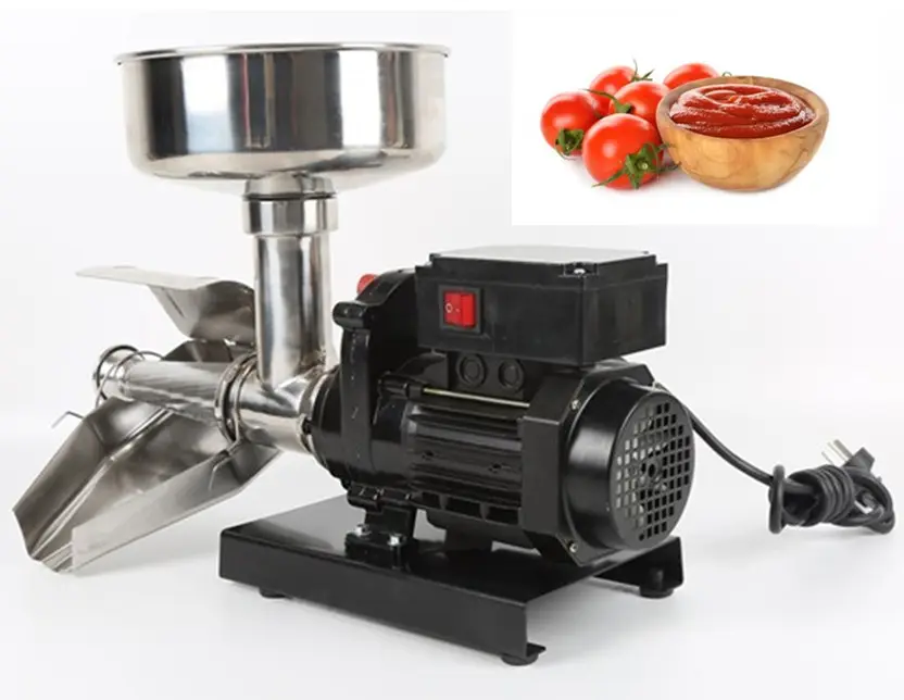 Minimáquina eléctrica Industrial de pasta de tomate, 450W, para salsa, arándano, fresa, Mango, Jam