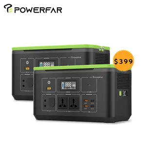 All in one LFP battery power storage unit with AC DC output charged by power grid solar panel diesel generator for home electric