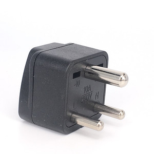 Adaptador de Enchufe de EE. UU. <span class=keywords><strong>a</strong></span> Sudáfrica Tipo B de 3 Clavijas para <span class=keywords><strong>Viajes</strong></span> <span class=keywords><strong>a</strong></span> Sri Lanka, <span class=keywords><strong>India</strong></span>, <span class=keywords><strong>Nepal</strong></span>, Bangladesh, Adaptador de Conversión Tipo D de 10 <span class=keywords><strong>A</strong></span> - Product Image 4