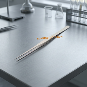 Pince à épiler SUNTOOLS/STIPL modèle 593A en acier inoxydable, coupe baguette irrégulière, 200 mm, outil de fabrication de bijoux - Product Image 5