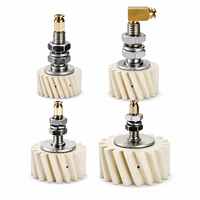Rouleau de lubrification en feutre de laine à engrenage hélicoïdal M1.5 M2.0 M3.0 M4.0 pour la lubrification automatique de crémaillères et pignons CNC