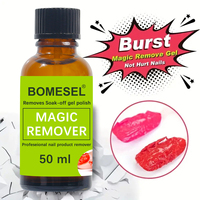 Dissolvant professionnel pour vernis gel Soak Off Burst 50ml – Rapide, non-dommageable, sans acétone – Fournitures pour salons de manucure – Vente en gros – Marque privée – OEM