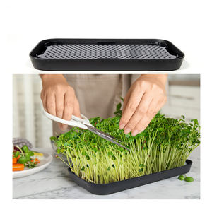 Kit de culture de micro-légumes EDKFARM, auto-arrosant, en fer et alliage d'aluminium de qualité alimentaire, <span class=keywords><strong>pour</strong></span> culture hydroponique de légumes d'intérieur - Product Image 1