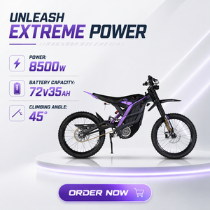 Motocicleta Todoterreno de 120 km de Autonomía, 8500 W, 72 V, Tracción Media, Motocross, Capacidad de Subida de 45 Grados, Alto Rendimiento, Moto Eléctrica para Adultos, UE - Product Image 1